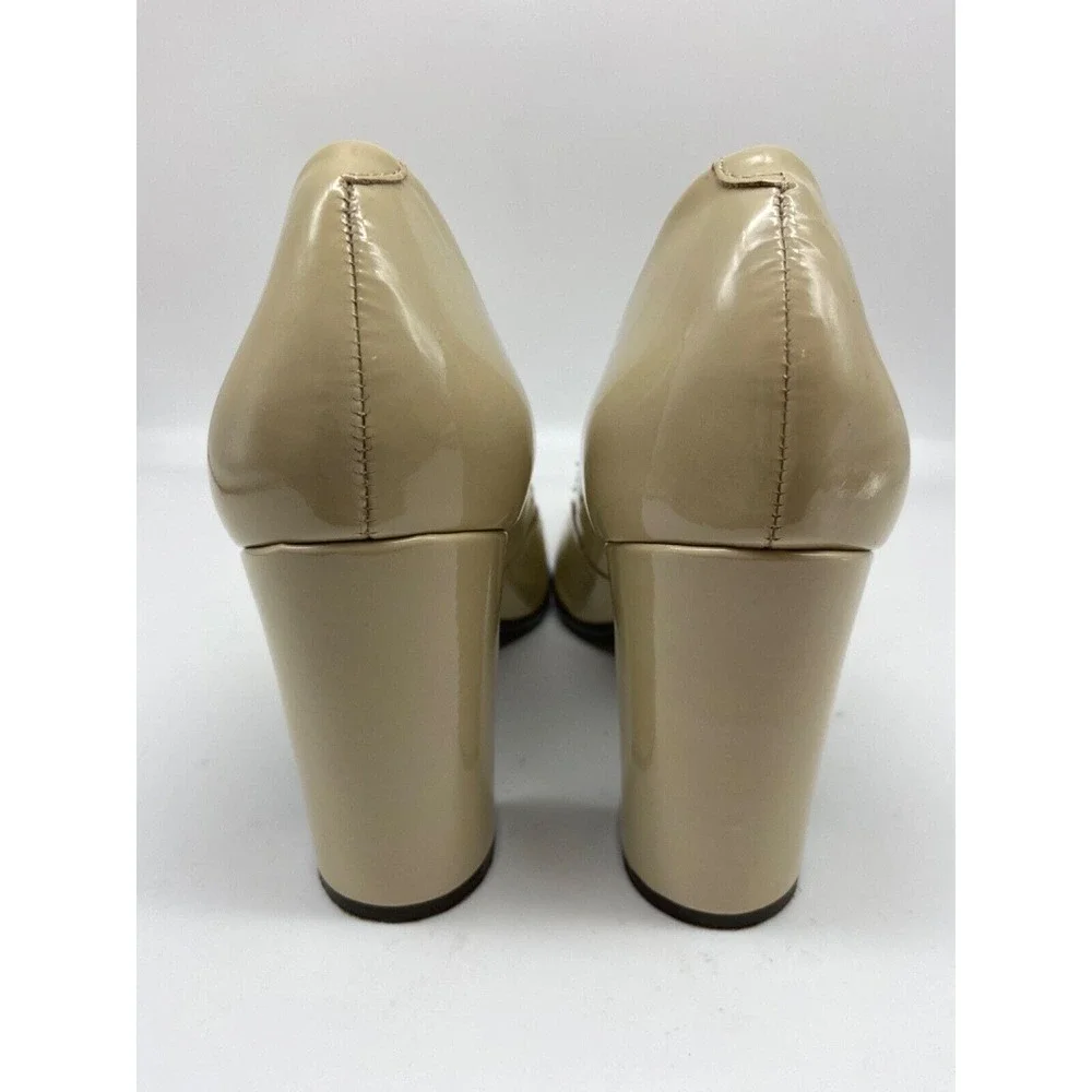 Talbots Pumps Women Sz 9B Mary Jane Cream Pumps Genuine Leather‎ Classy Brazil